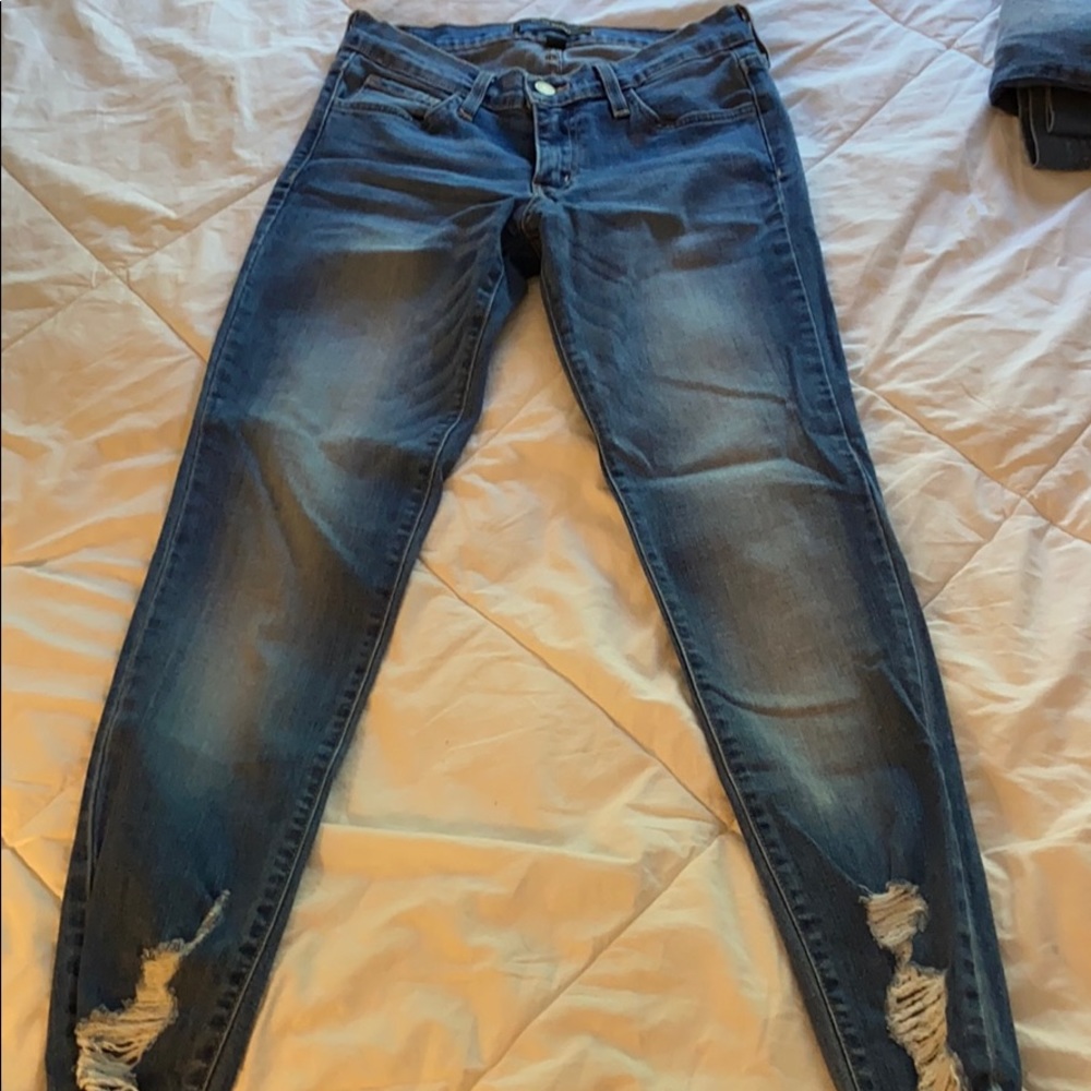 Flying Monkey distressed skin jeans size 27